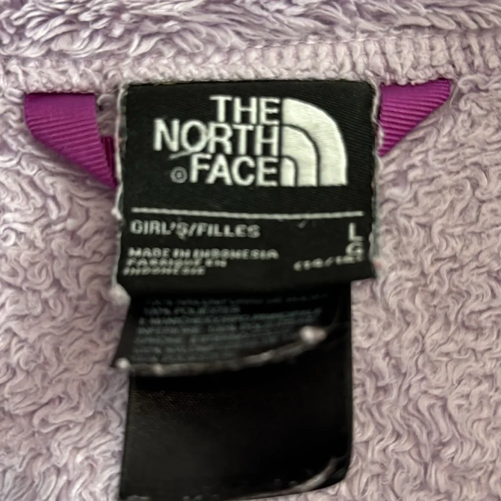 The North Face Denali‎ Youth Girls Fleece Jacket Light Purple Size Large